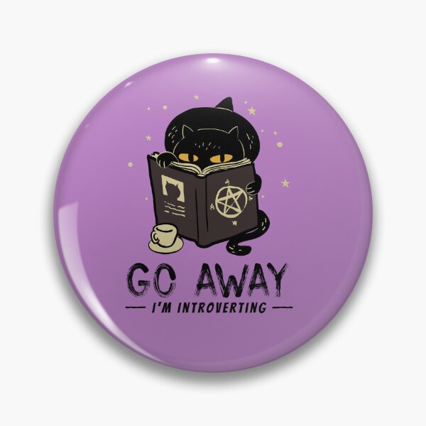 Item preview, Cat coffee book - Go away im introverting designed and sold by ElLocoMus.