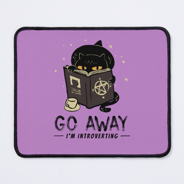 Item preview, Cat coffee book - Go away im introverting designed and sold by ElLocoMus.