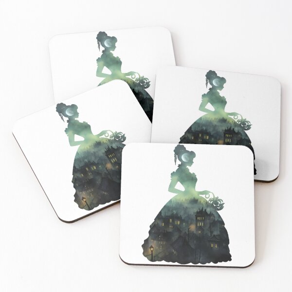 Item preview, Gothic Lady Silhouette and Skyline designed and sold by SchorlCraft.