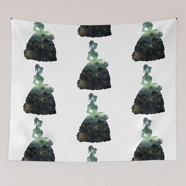 Item preview, Gothic Lady Silhouette and Skyline designed and sold by SchorlCraft.