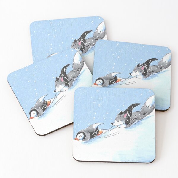 Item preview, Penguin Sliding designed and sold by KOKeefeArt.