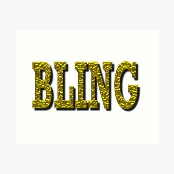 Item preview, Bling Word in Gold designed and sold by MarkUK97.