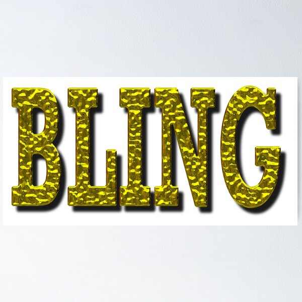 Item preview, Bling Word in Gold designed and sold by MarkUK97.