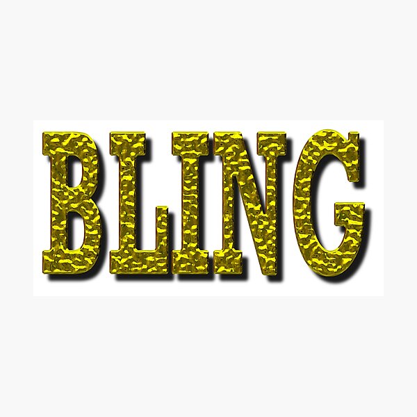 Item preview, Bling Word in Gold designed and sold by MarkUK97.