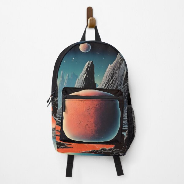Item preview, Cosmic Landscape of Extraterrestrial Surface with Rocky Canyon, Planet and Shining Stars designed and sold by Je-we.