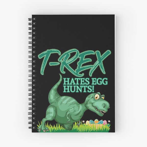 Item preview, Funny Dinosaur Easter T-shirt T-rex Hates Easter Egg Hunts designed and sold by Maindy.