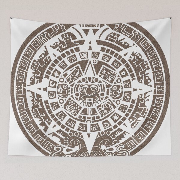 Item preview, Aztec calendar designed and sold by Efrén Martínez Mendoza.