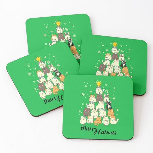 Item preview, Christmas tree, marry catmas designed and sold by LuckyFamily.