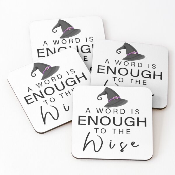 Item preview, A word is enough to the wise designed and sold by Xmepr.