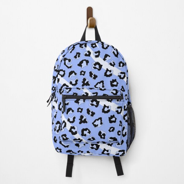 Item preview, Blue Black Leopard Print Wave Repeating Pattern designed and sold by kernowerno.