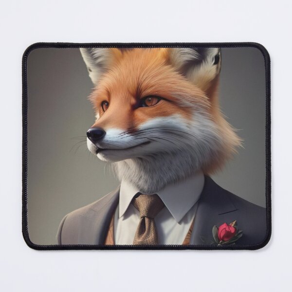 Item preview, Fox in elegant suit designed and sold by Berdo Ilustra.