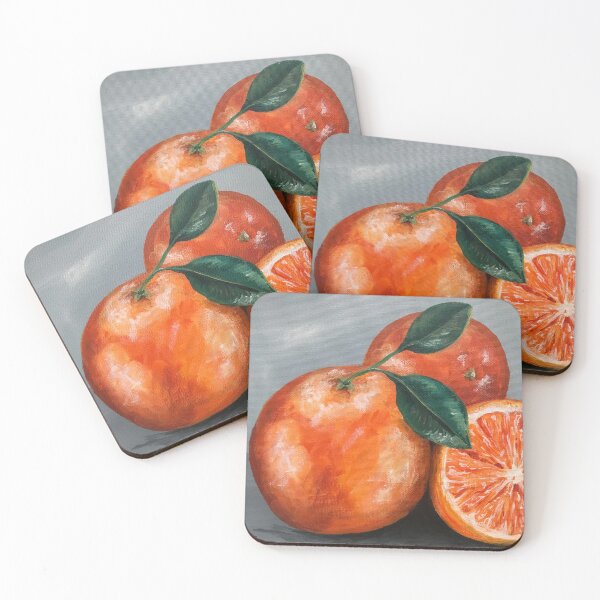 Item preview, Oranges Acrylic Still Life designed and sold by hmdturner.