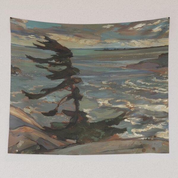 Item preview, Frederick Varley, Stormy Weather,Georgian Bay, Group of seven designed and sold by TheRedVineyard.