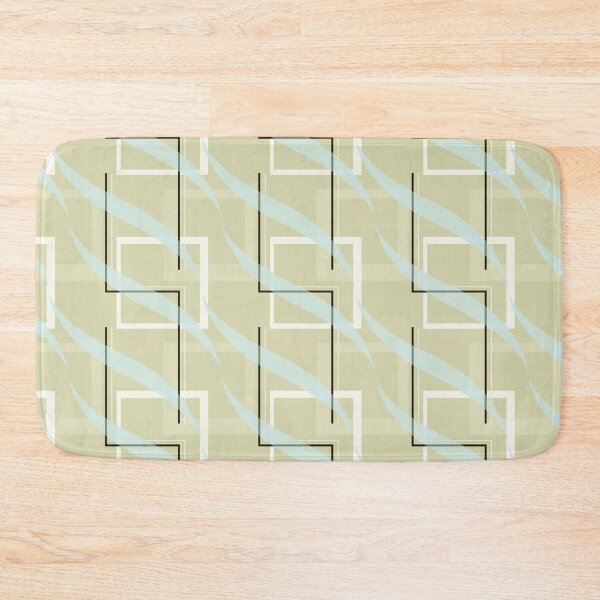 Item preview, Beige Sixties Square Repeating Pattern designed and sold by kernowerno.