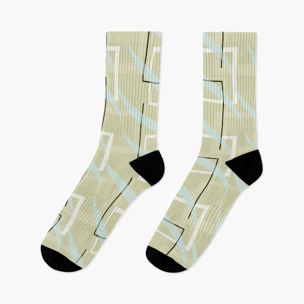 Item preview, Beige Sixties Square Repeating Pattern designed and sold by kernowerno.