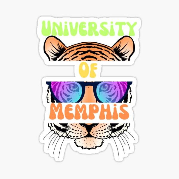 University of Memphis Sticker Tigers UM Stickers Vinyl Decals Laptop Water  Bottle Car Scrapbook T2 (Type 2)
