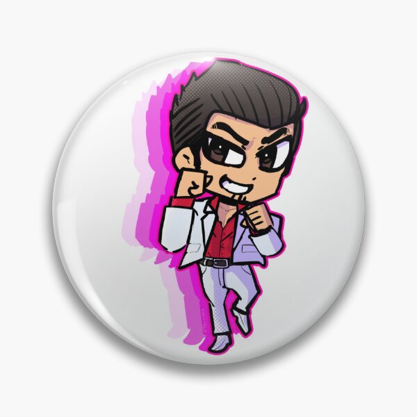 Item preview, Kiryu Kazuma Yakuza Rush Style Chibi  designed and sold by Yithmir.