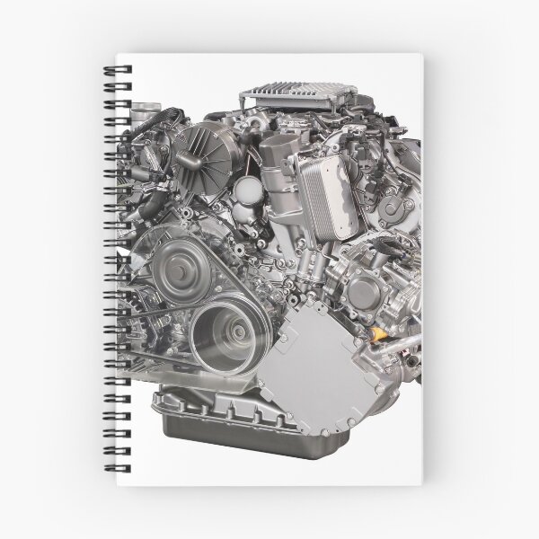 Item preview, powerful car engine isolated on white  designed and sold by goceris.