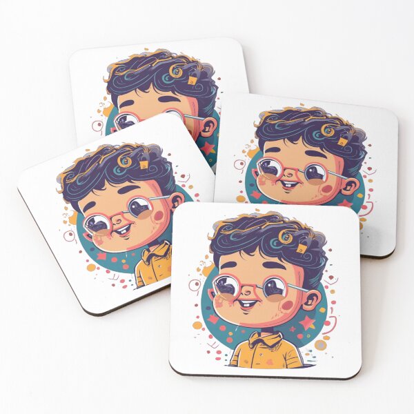 Item preview, Cute Gentle Boy with Glasses designed and sold by Witty-Whimsy.