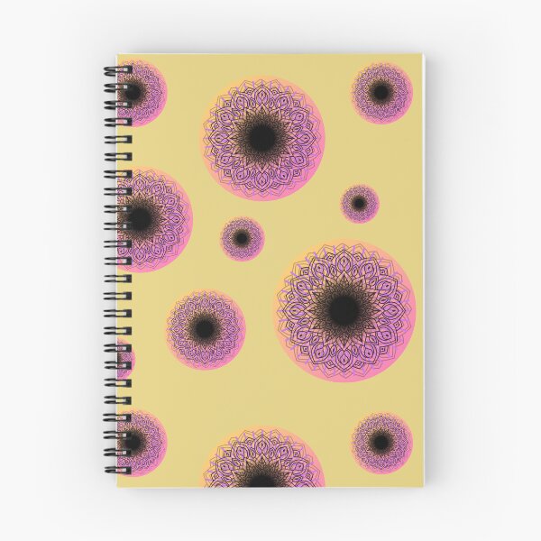 Item preview, Mandala circle rose colorful pattern designed and sold by ArtiDann.