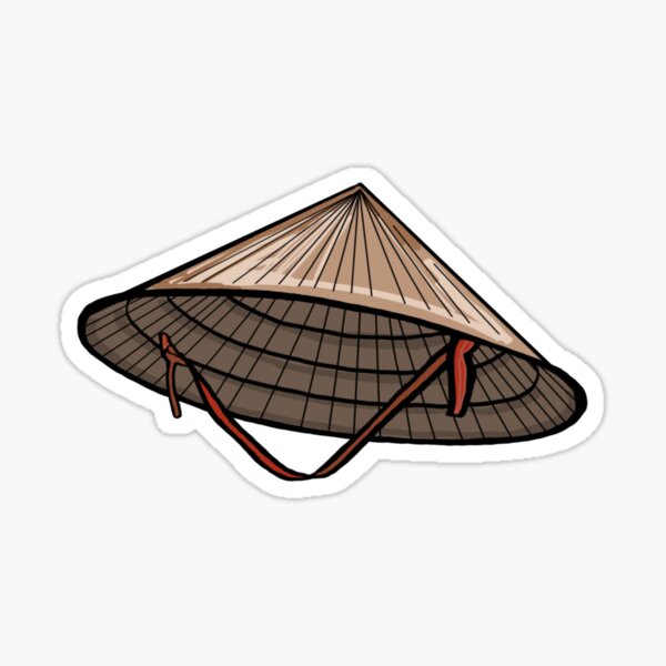 Chapeau conique Sticker