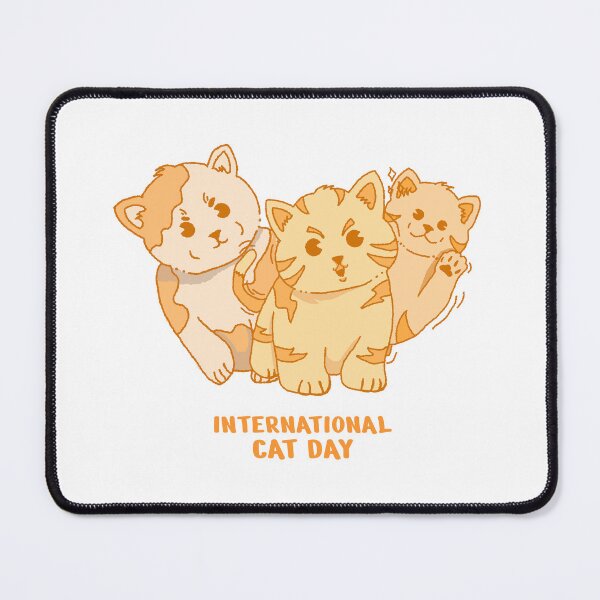 Item preview, international cat day - National Pet Day designed and sold by Creammy1991.