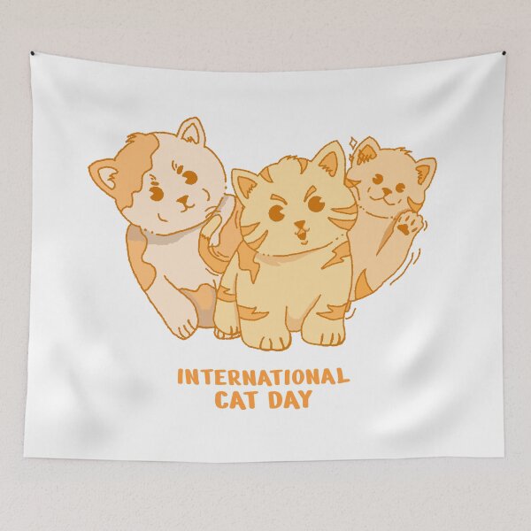 Item preview, international cat day - National Pet Day designed and sold by Creammy1991.