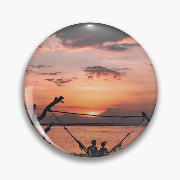Item preview, Couple enjoying the sunset on Gili Trawangan designed and sold by adamhiyuda.