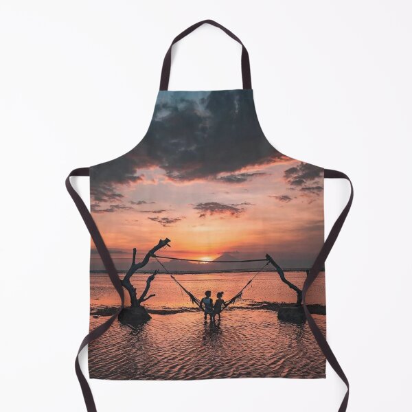 Item preview, Couple enjoying the sunset on Gili Trawangan designed and sold by adamhiyuda.