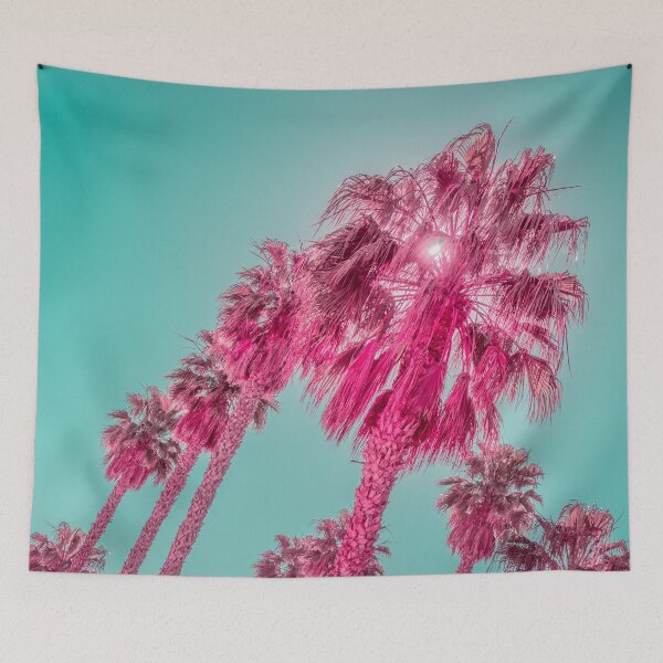 Item preview, Tourmaline and Turquoise - Jewel Colored Palm Trees designed and sold by Georgia Mizuleva.