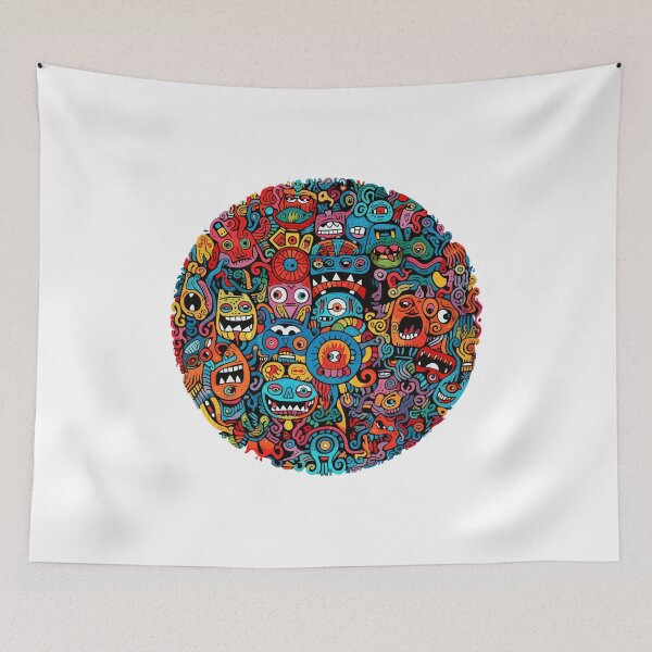 Item preview, Monster Doodles designed and sold by pengtees2023.