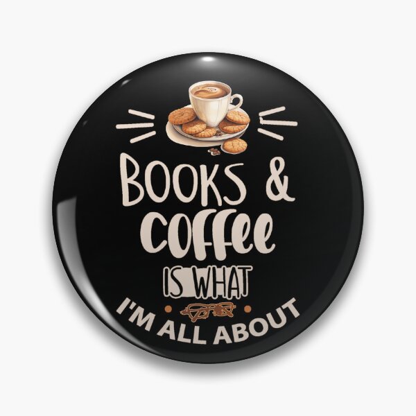 Item preview, Books and coffee is what I'm all about designed and sold by Monika-art.