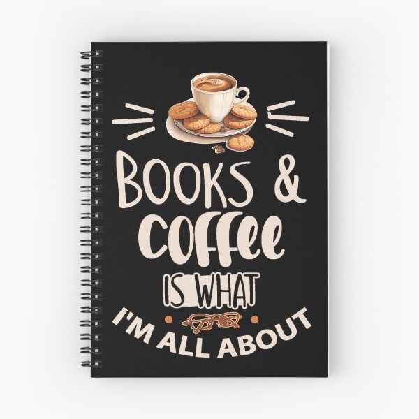 Item preview, Books and coffee is what I'm all about designed and sold by Monika-art.