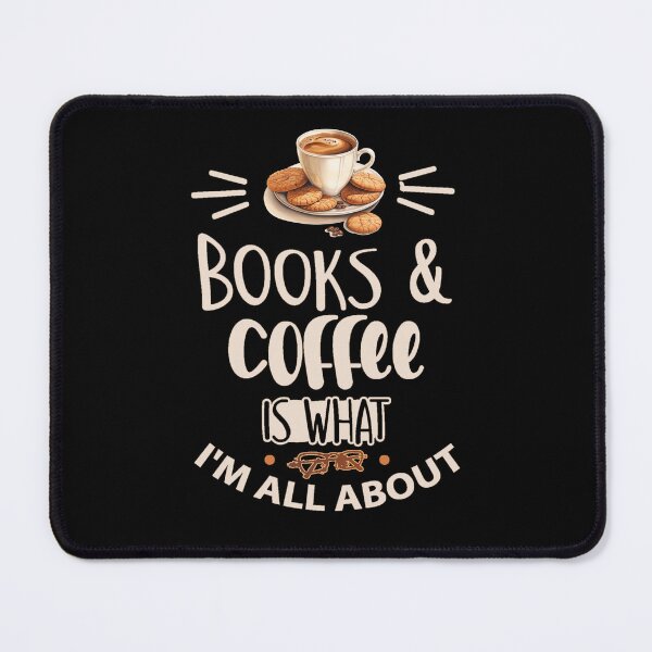 Item preview, Books and coffee is what I'm all about designed and sold by Monika-art.