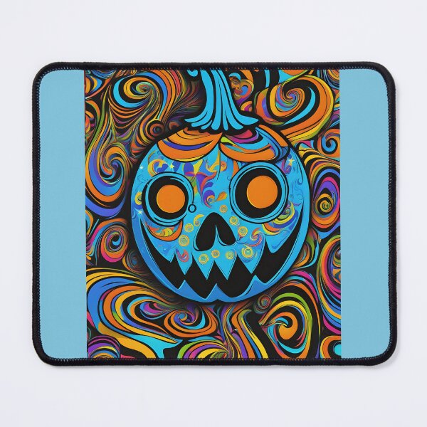 Item preview, Hippy Trippy Halloween Pumpkin 25 designed and sold by Artekinium.