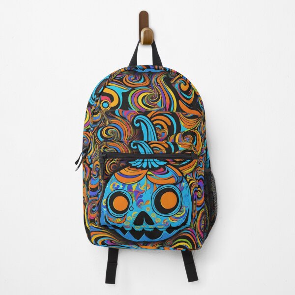 Item preview, Hippy Trippy Halloween Pumpkin 25 designed and sold by Artekinium.