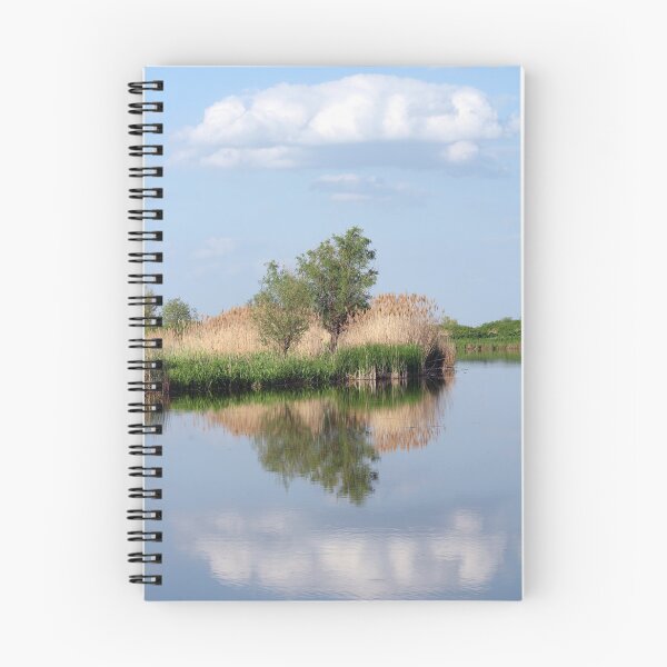 Item preview, cloud trees and river summer landscape designed and sold by goceris.