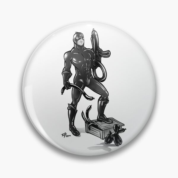 Item preview, rubber man with inflatable rifle designed and sold by RubberBoyArtist.