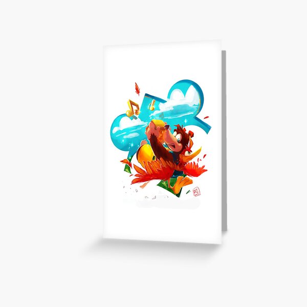 Bear and Bird Greeting Card