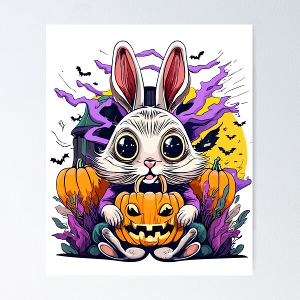 zombie bunny - by Tennille Bankes aka The Naked Artist from Ink on Paper