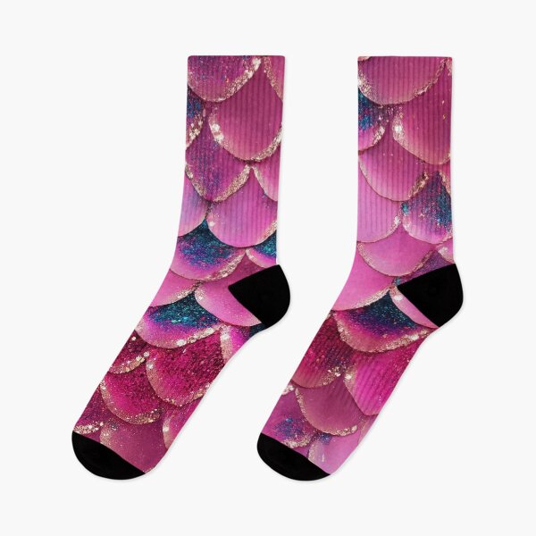 Item preview, Devine Mermaid Scales in Pink designed and sold by cadinera.