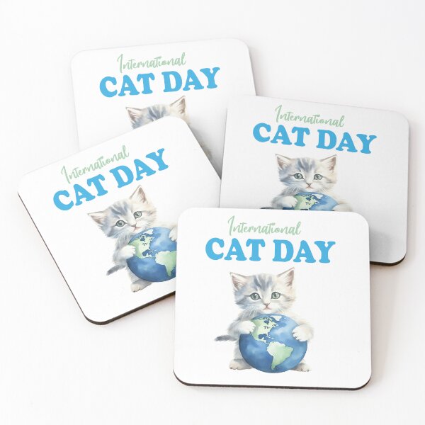 Item preview, National Cat Day - Happy Cat Day designed and sold by Creammy1991.
