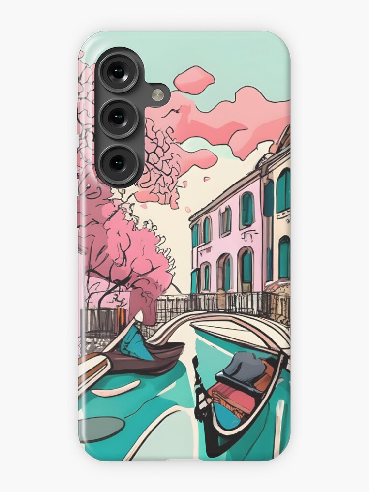 Thumbnail 1 of 4, Samsung Galaxy Phone Case, Old Traditional Venice House Ink Drawing designed and sold by Patricks-Art.