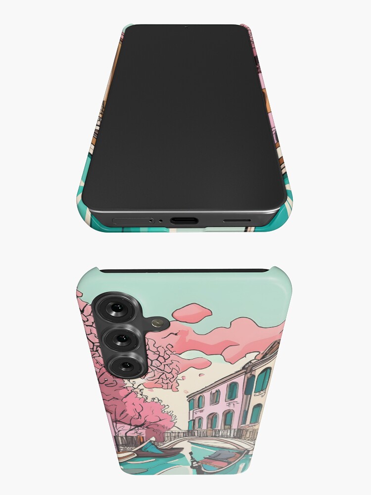 Thumbnail 3 of 4, Samsung Galaxy Phone Case, Old Traditional Venice House Ink Drawing designed and sold by Patricks-Art.