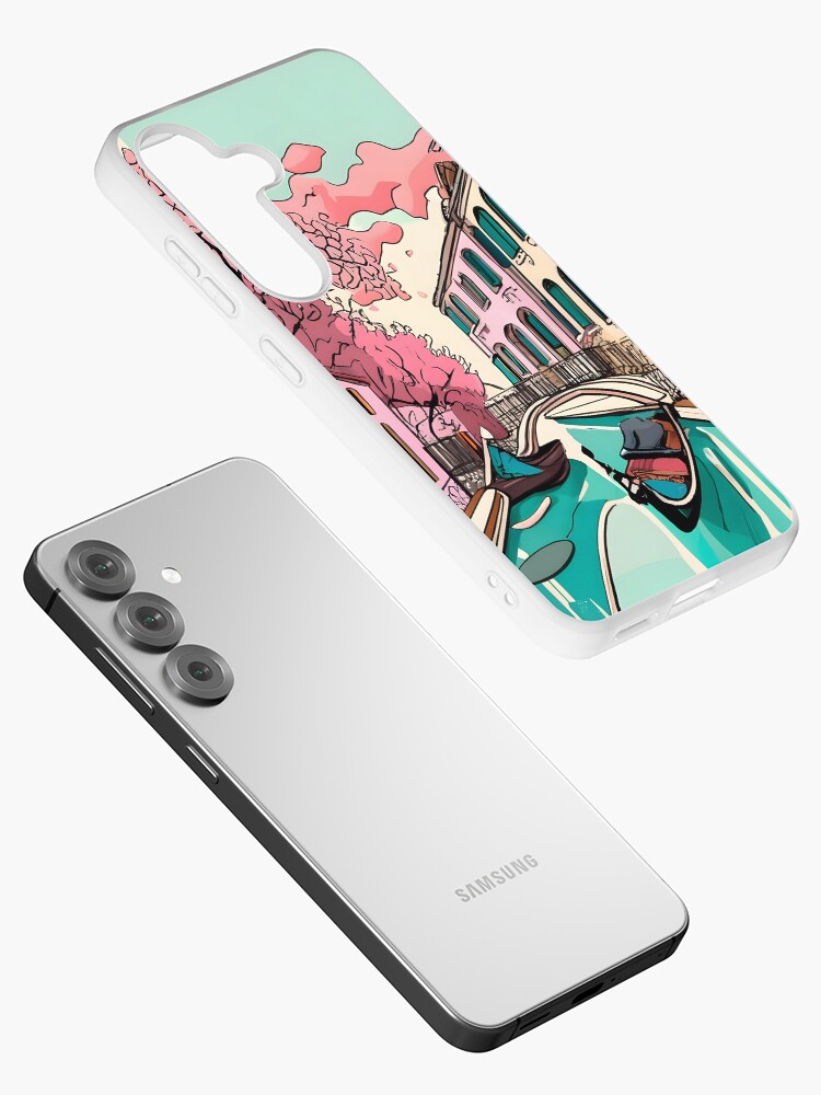 Thumbnail 2 of 4, Samsung Galaxy Phone Case, Old Traditional Venice House Ink Drawing designed and sold by Patricks-Art.