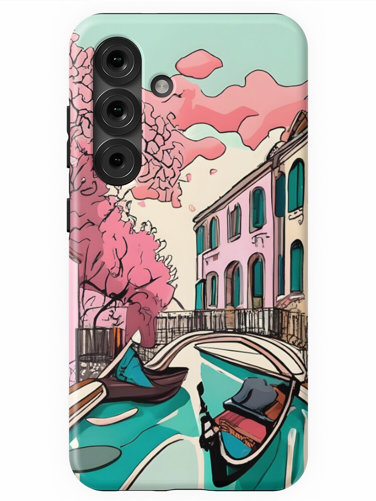 Thumbnail 1 of 4, Samsung Galaxy Phone Case, Old Traditional Venice House Ink Drawing designed and sold by Patricks-Art.