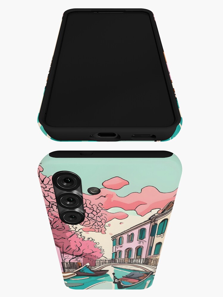 Thumbnail 3 of 4, Samsung Galaxy Phone Case, Old Traditional Venice House Ink Drawing designed and sold by Patricks-Art.