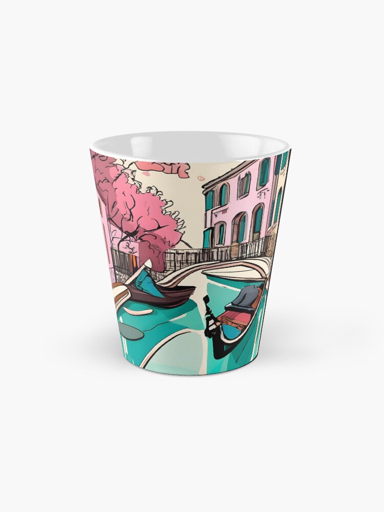 Thumbnail 2 of 4, Coffee Mug, Old Traditional Venice House Ink Drawing designed and sold by Patricks-Art.