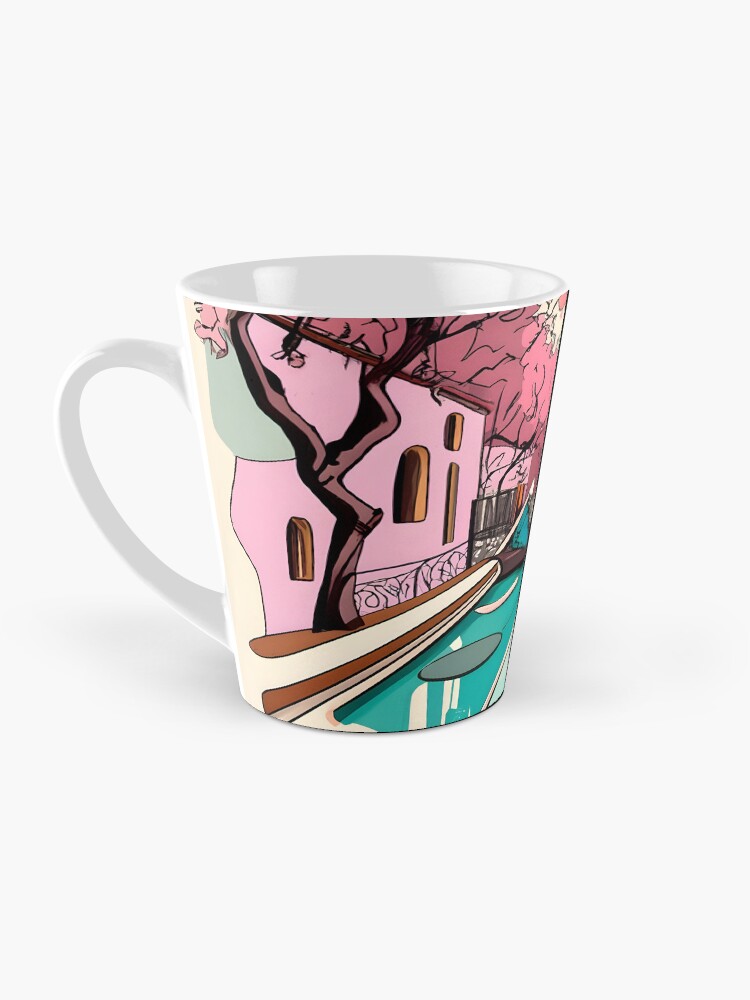 Thumbnail 3 of 4, Coffee Mug, Old Traditional Venice House Ink Drawing designed and sold by Patricks-Art.