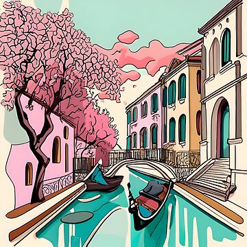 Artwork thumbnail, Old Traditional Venice House Ink Drawing by Patricks-Art
